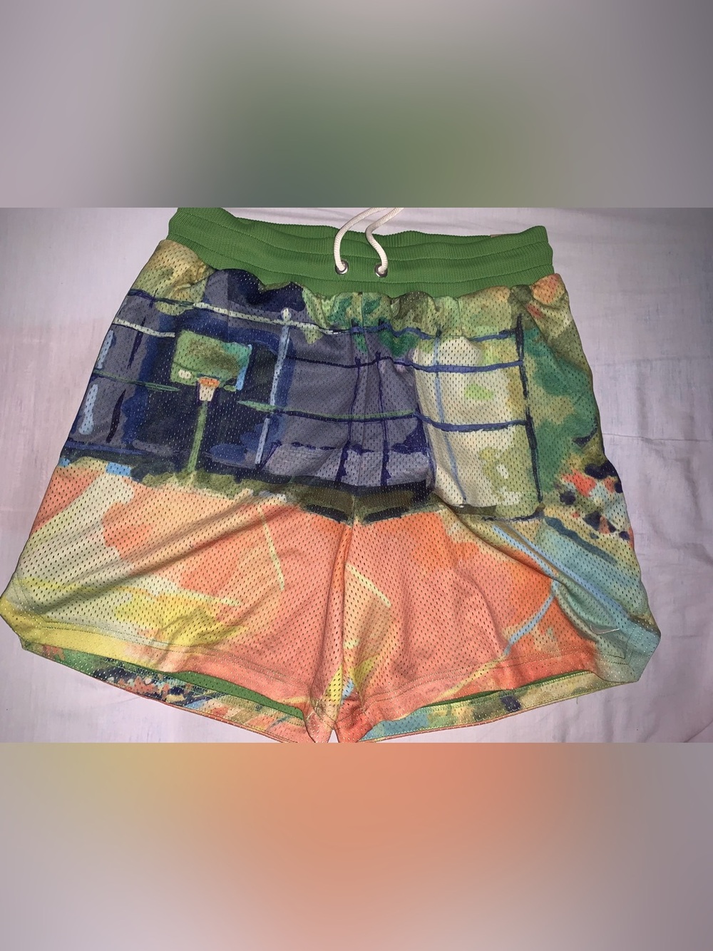 Nike Men's Dri-FIT 5" Mesh Basketball Shorts Malachite IB1882 365 Size:L-Tall